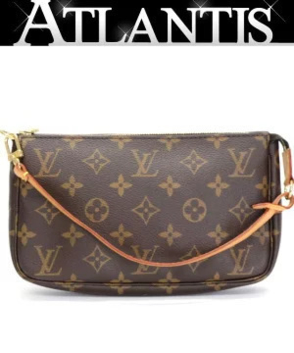 LOUIS VUITTON Pochette Accessoires Accessory Pouch Clutch Monogram